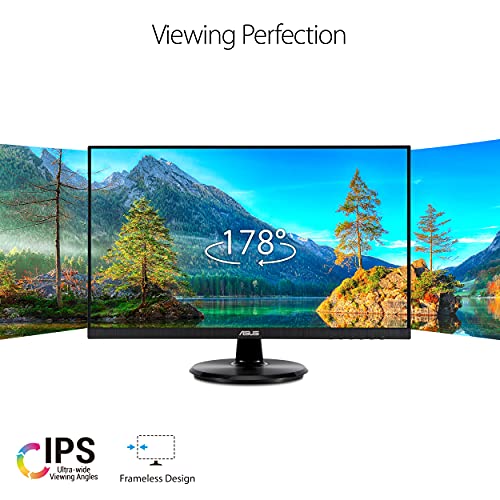 23.8 1080P Monitor (VA24DCP) - Full HD, IPS, 75Hz, USB-C 65W Power Delivery, Speakers, Adaptive-Sync/FreeSync, Low Blue Light, Flicker Free, VESA Mountable, Frameless, HDMI