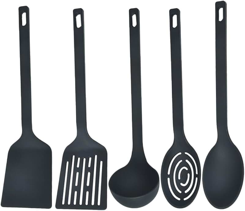 Plastic Handle Cooking Utensil Set for Kitchen