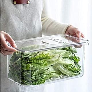 Vegetable and Fruit Storage Containers with Vented Lids