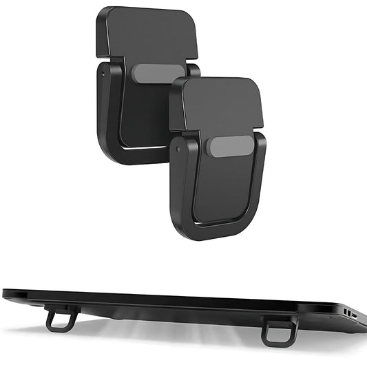 Black Zinc Alloy Laptop Stand for 10-17 Inch Laptops
