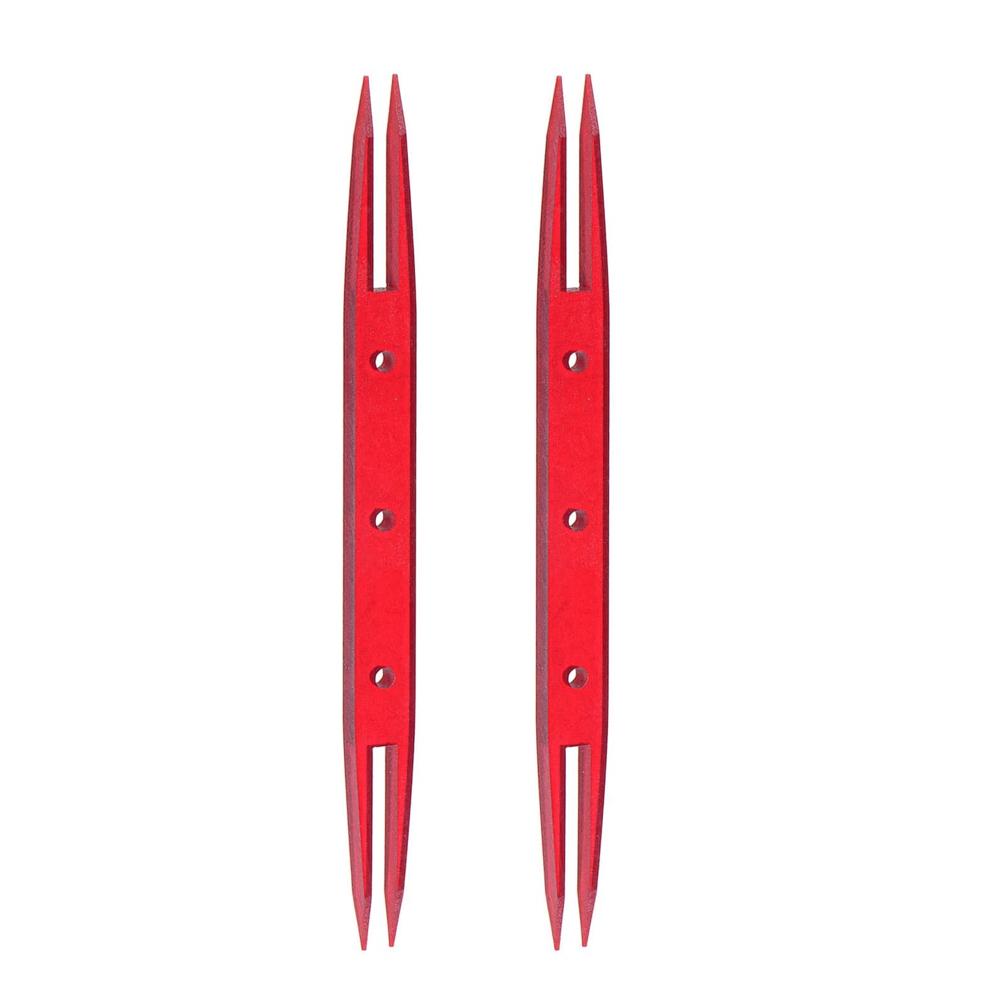 LaceCraft Duo 2pcs Plastic Weaving Shuttles Dark Red