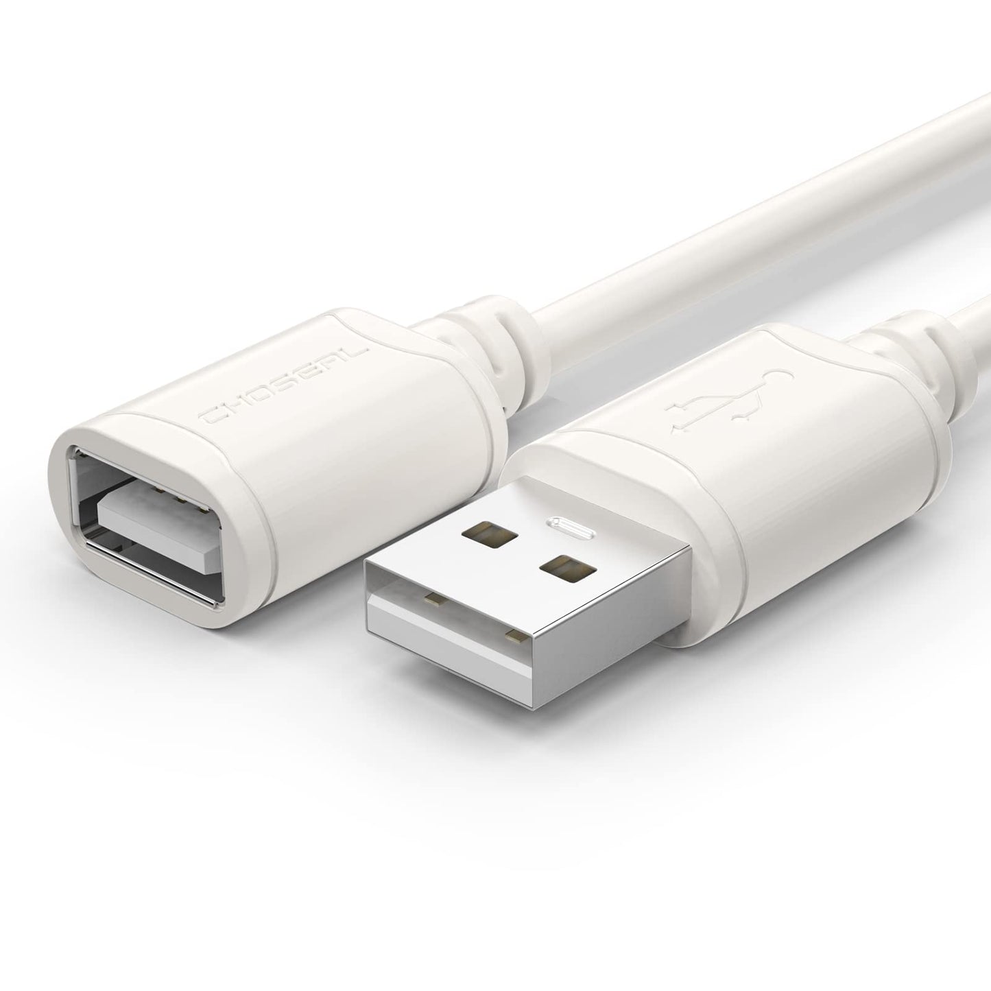USB 2.0 Extension Cable, 6.6 Feet, Type A Male to Female