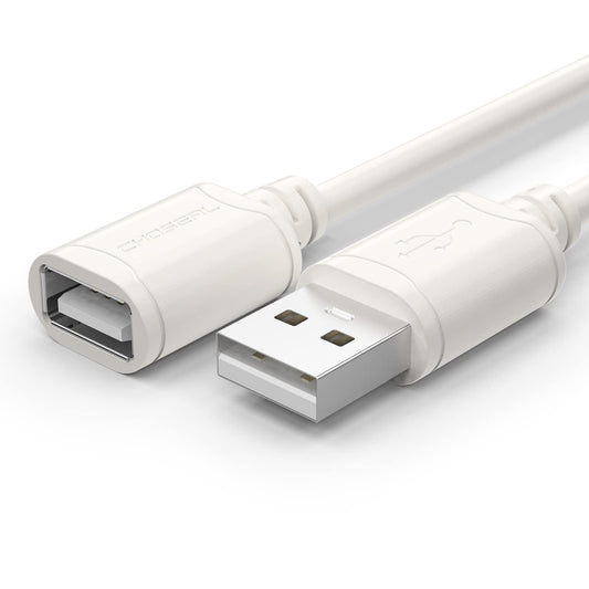 USB 2.0 Extension Cable, 6.6 Feet, Type A Male to Female