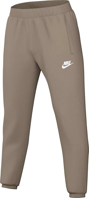 Men's Fleece Sportswear Pants in Khaki and White