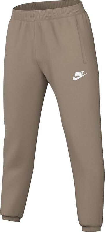 Men's Fleece Sportswear Pants in Khaki and White