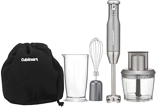 Variable Speed Immersion Blender with Food Processor