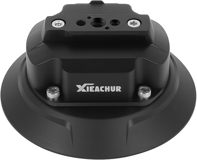 4.5" Camera Suction Cup Mount for Action and DSLR Cameras
