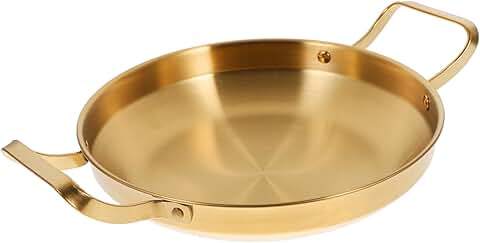 Stainless Steel Korean Style Dry Pot with Double Ears