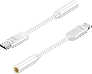 USB-C to 3.5mm Headphone Adapter, 2 Pack