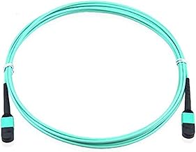 1m OM4 MPO Fiber Patch Cable, 12 Fibers, Plenum