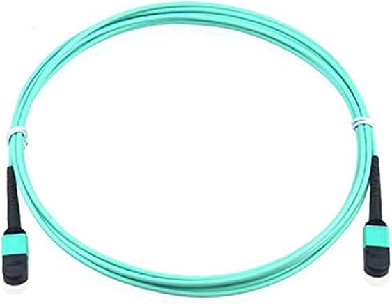 1m OM4 MPO Fiber Patch Cable, 12 Fibers, Plenum