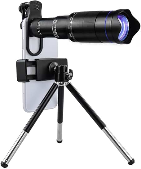 40X Mobile Phone Telephoto Lens Kit with Tripod and Remote