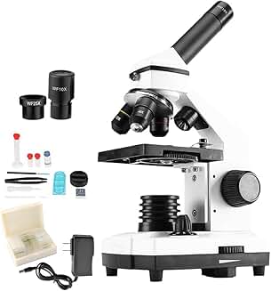 40X-2000X Biological Microscope with Slides and Accessories