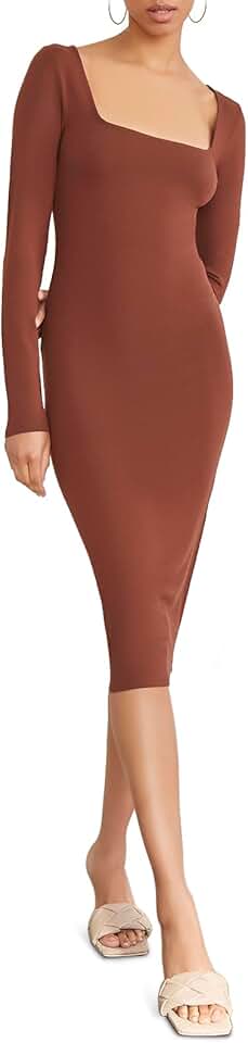 Women's Long-Sleeve Bodycon Dress