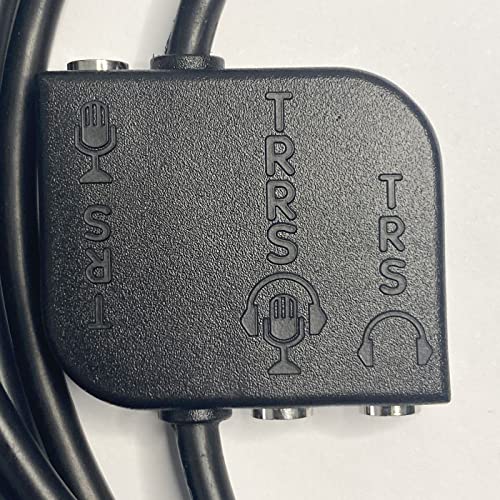 Genius Audio Splitter Cable - Mic-Enabled Universal Analog Output for Smartphones, Tablets and laptops