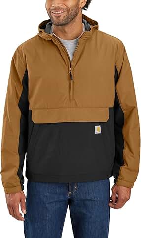 Men's Lightweight Rain-Resistant Loose Fit Anorak