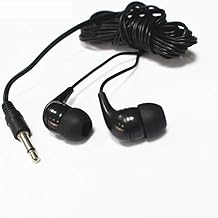 Bulk Pack of 100 Disposable Earbuds for Schools and Hospitals