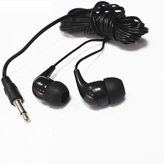 Bulk Pack of 100 Disposable Earbuds for Schools and Hospitals