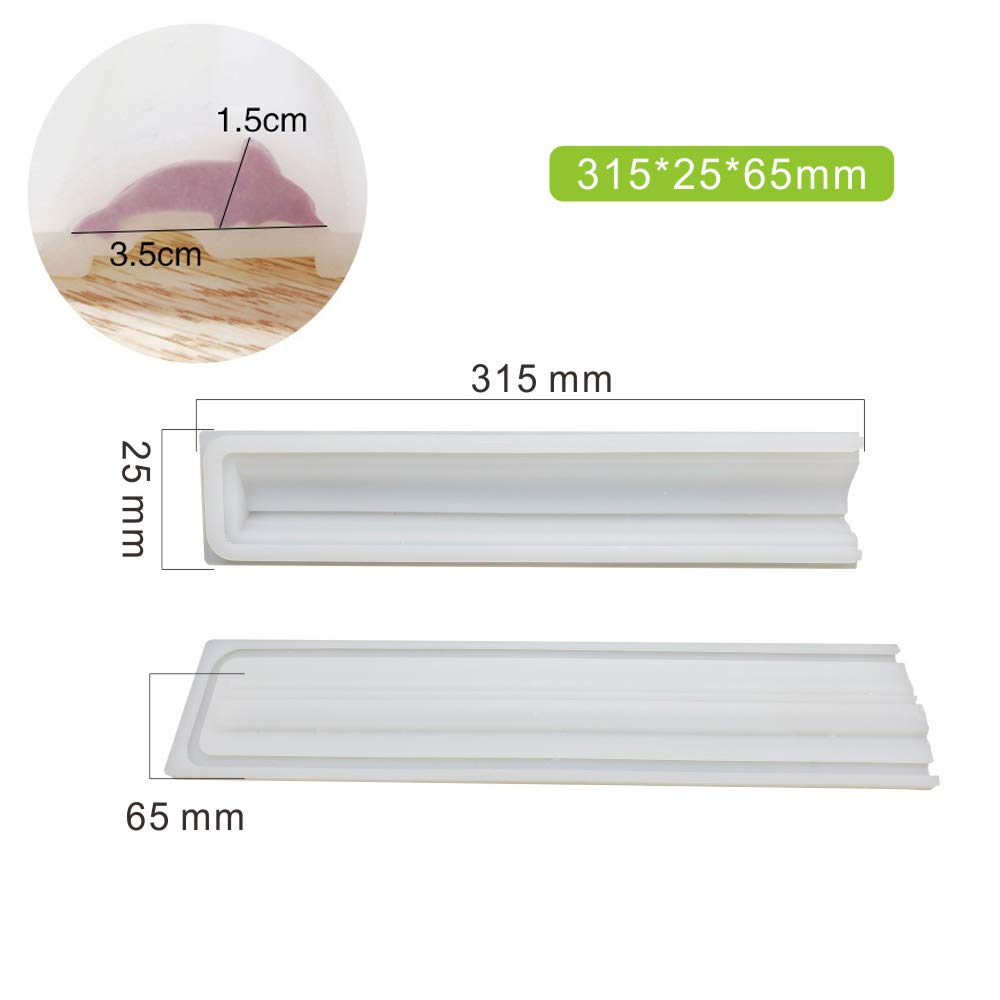 Silicone Tube Shape Mold for Baking and Crafts