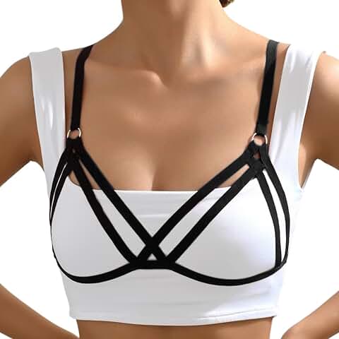 Women’s Elastic Hollow Out Cage Bra for Halloween