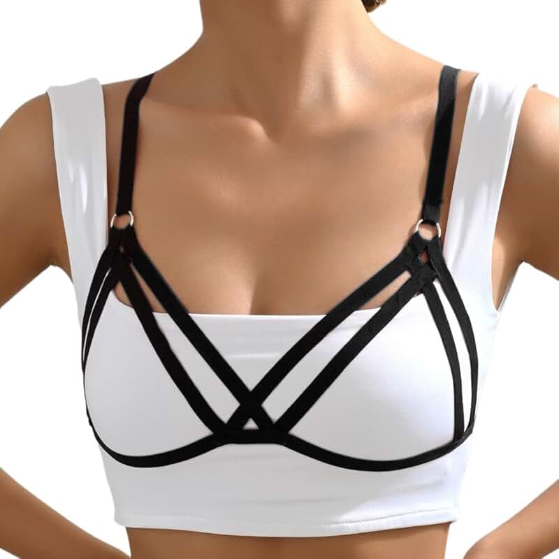 Women’s Elastic Hollow Out Cage Bra for Halloween