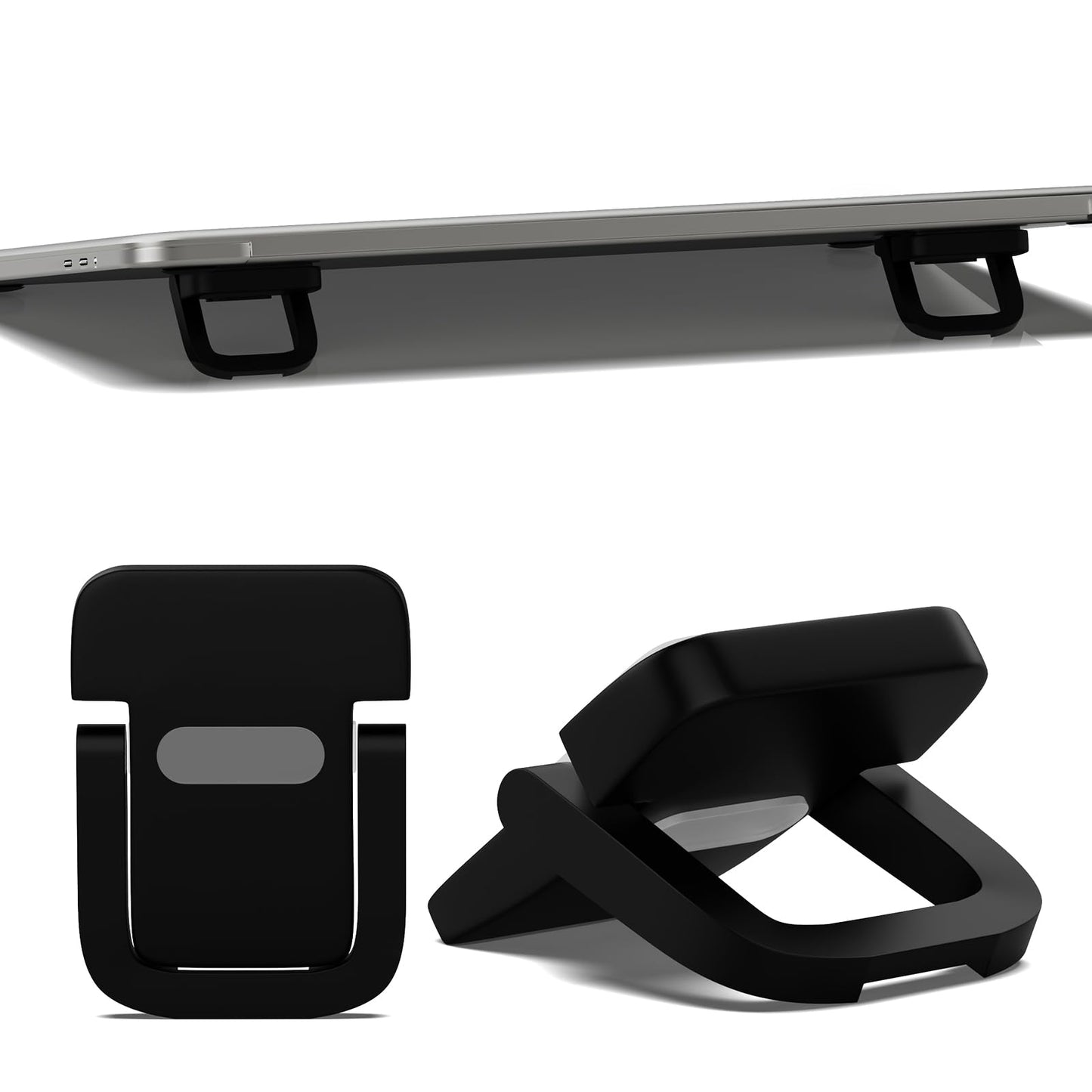 Two Portable Adjustable Keyboard Risers