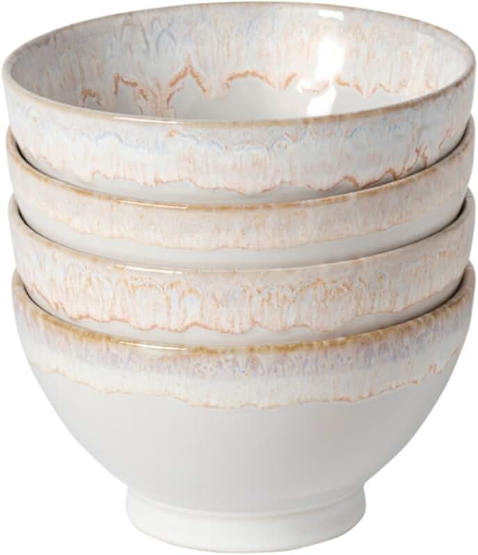 12-Piece White Earthenware Dinnerware Set for 4