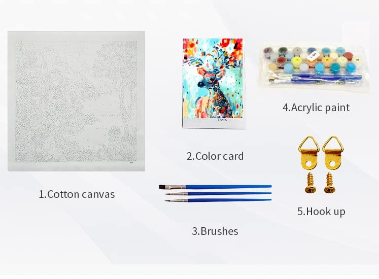 Paint by Number Kit for Adults and Kids 16x20 inch
