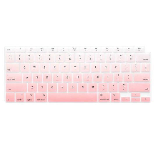 Light Pink Ombre Silicone Keyboard Cover for MacBook Air 13 Inch