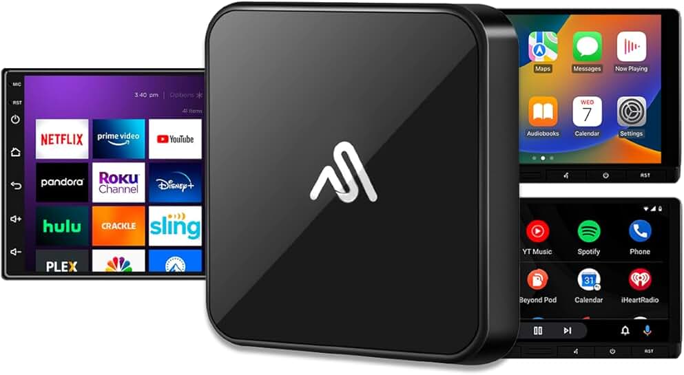 Wireless CarPlay Adapter for Streaming Video in Car
