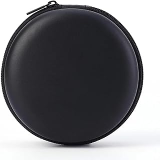 Black Mini Portable Hard Shell Earbuds Case