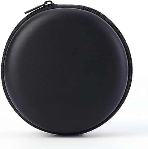 Black Mini Portable Hard Shell Earbuds Case