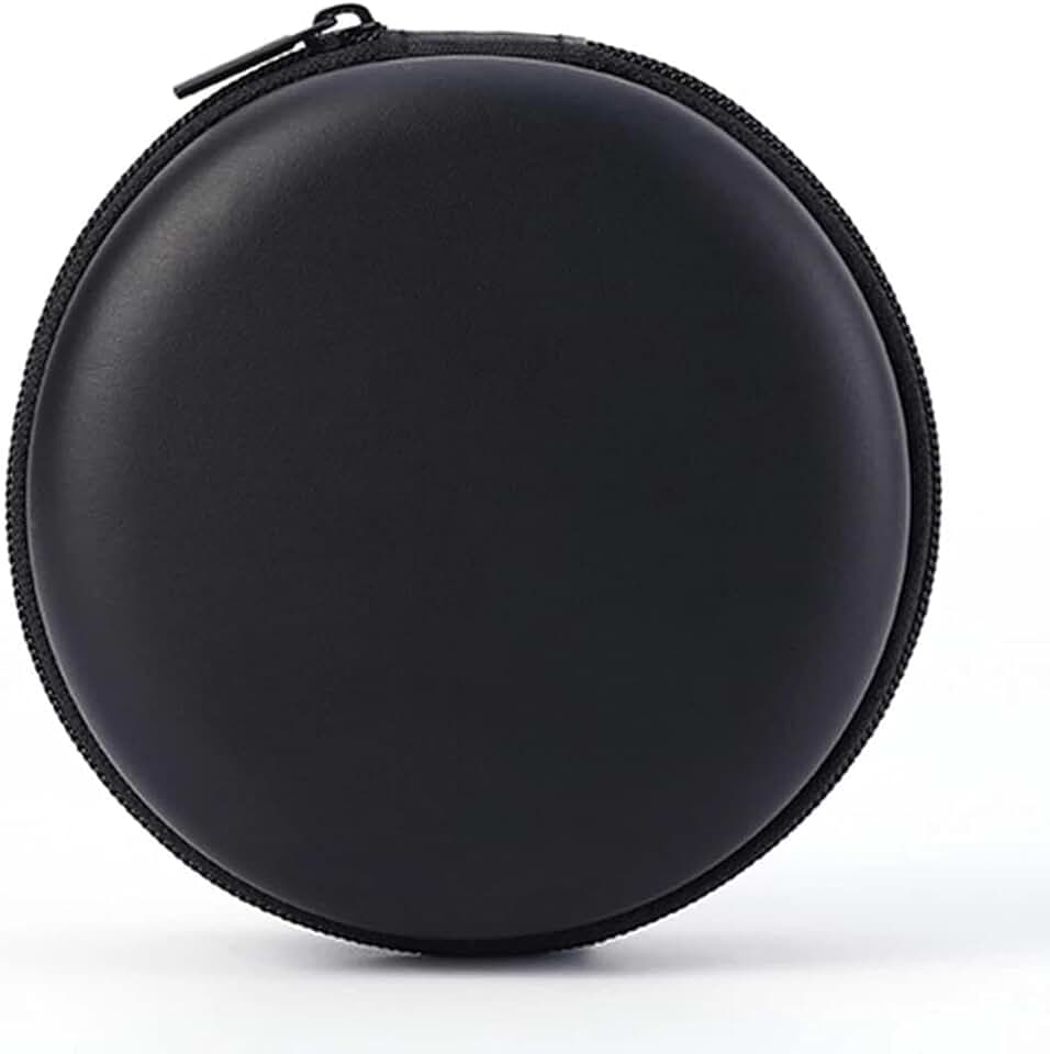 Black Mini Portable Hard Shell Earbuds Case