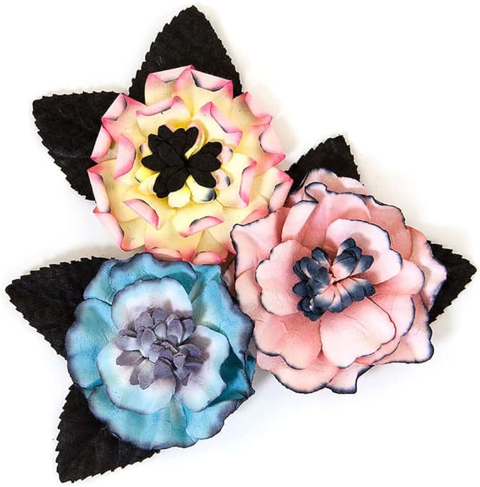 Multicolored Flower Craft Embellishments