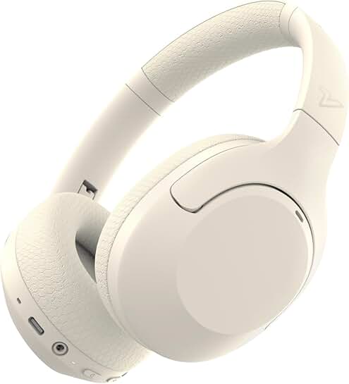 Wireless Over-Ear Headphones with Noise Cancellation and 60-Hour Battery