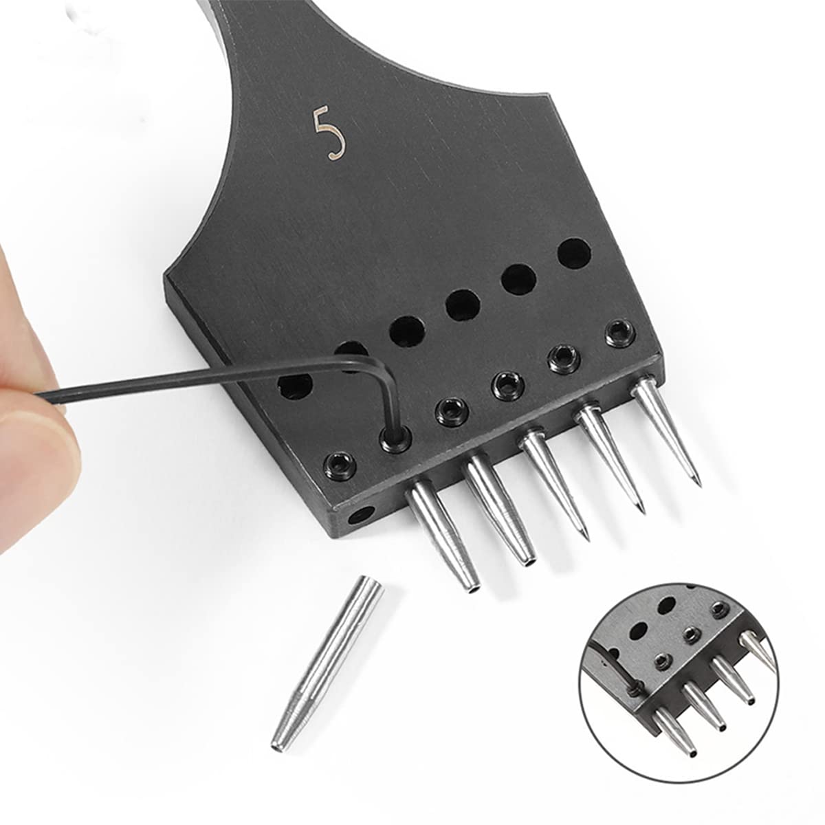 Professional 6mm Round Hole Puncher Kit