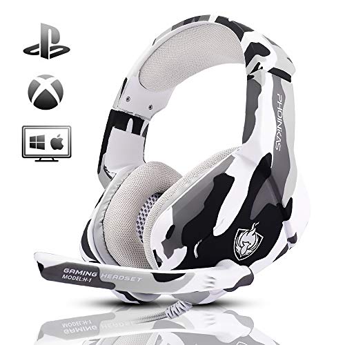 Gaming headset for PS4, Xbox One, PC, Mac, Switch with mic