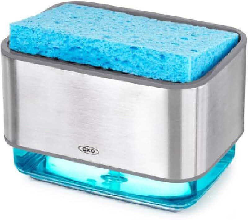 Stainless Steel Soap Dispensing Sponge Holder