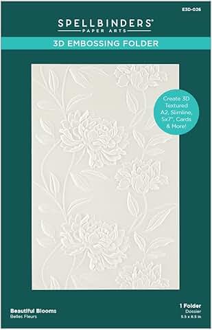 3D Embossing Folder Beau Bloom Opaque