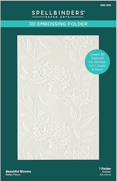 3D Embossing Folder Beau Bloom Opaque