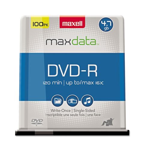 '- DVD-R Discs, 4.7GB, 16x, Spindle, Gold, 100/Pack 638014 (DMi PK