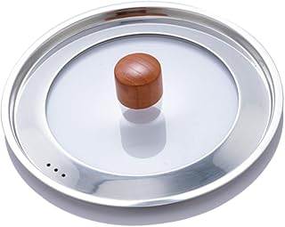 Stainless Steel Frying Pan with Glass Cover