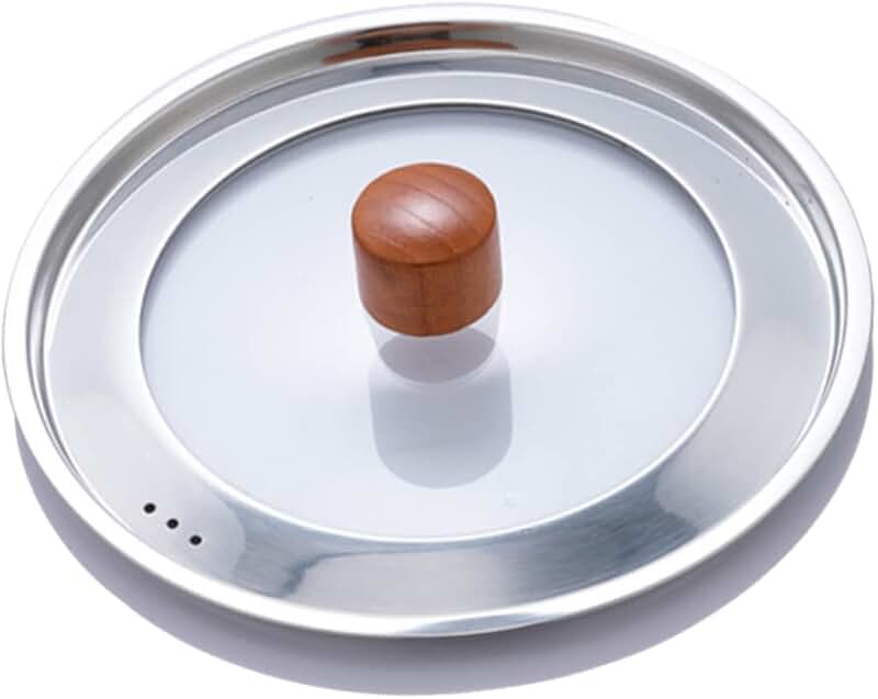 Stainless Steel Frying Pan with Glass Cover