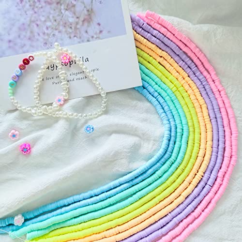 Colorful Clay Beads for Jewelry Making and Crafts