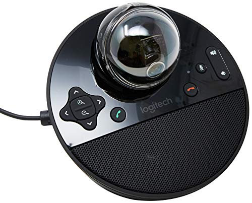 Conference Video Conference Webcam & C920x HD Pro Webcam, Full HD 1080p/30fps Video Calling, Clear Stereo Audio, HD Light Correction - Black