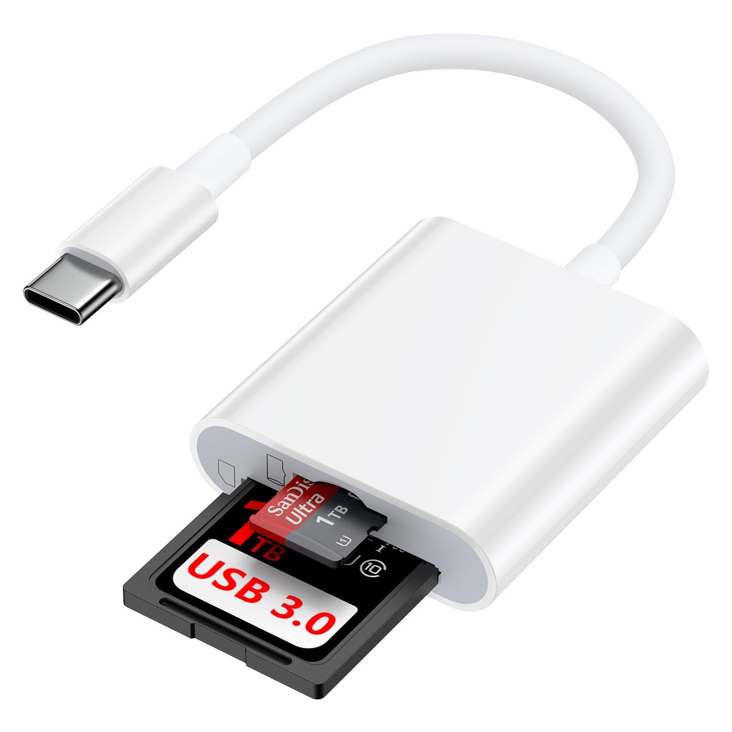 USB-C SD Card Reader for iPhone and iPad