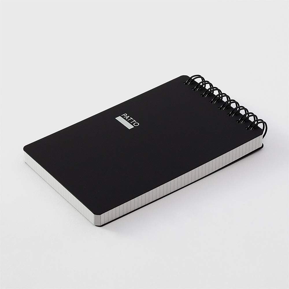 Midori Black Ring Memo Notebook
