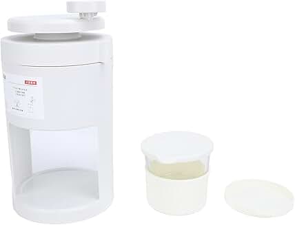 Manual Snow Cone Maker with Non-Slip Handle