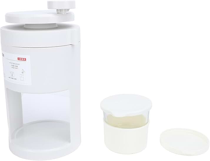 Manual Snow Cone Maker with Non-Slip Handle