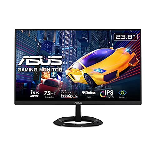 23.8 1080P Gaming Monitor (VZ249QG1R) - Full HD, IPS, 75Hz, 1ms, Extreme Low Motion Blur, Speakers, FreeSync, Eye Care, VESA Mountable, Ultra-Slim, DisplayPort, HDMI, Tilt